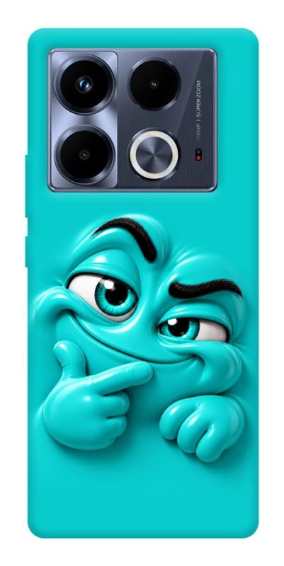 Чехол itsPrint Бірюзовий-скептик для Infinix Note 40 4G, детские, купить оптом с доставкой