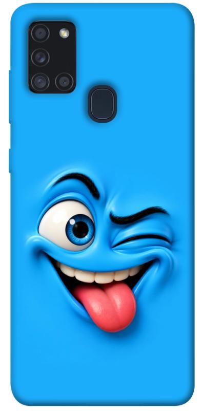 Чехол itsPrint Блакитний-бешкетник для Samsung Galaxy A21s, детские, купить оптом с доставкой