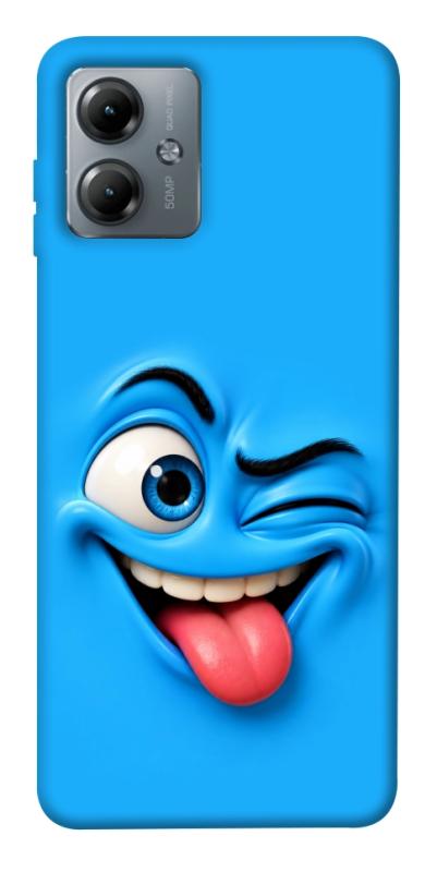 Чехол itsPrint Блакитний-бешкетник для Motorola Moto G14, детские, купить оптом с доставкой