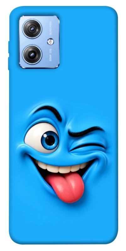 Чехол itsPrint Блакитний-бешкетник для Motorola Moto G84, детские, купить оптом с доставкой