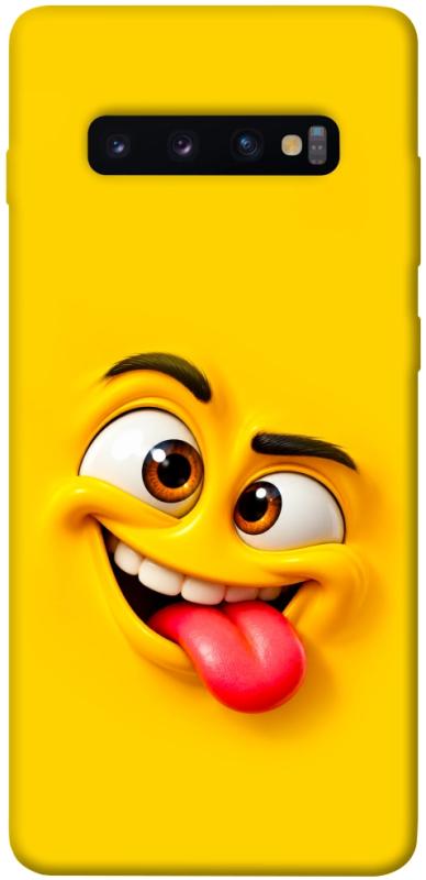Чехол itsPrint Жовтий-хитрун для Samsung Galaxy S10+, детские, купить оптом с доставкой