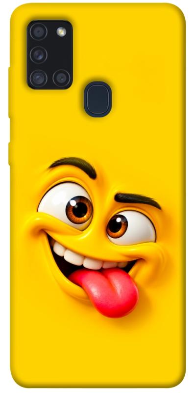 Чехол itsPrint Жовтий-хитрун для Samsung Galaxy A21s, детские, купить оптом с доставкой