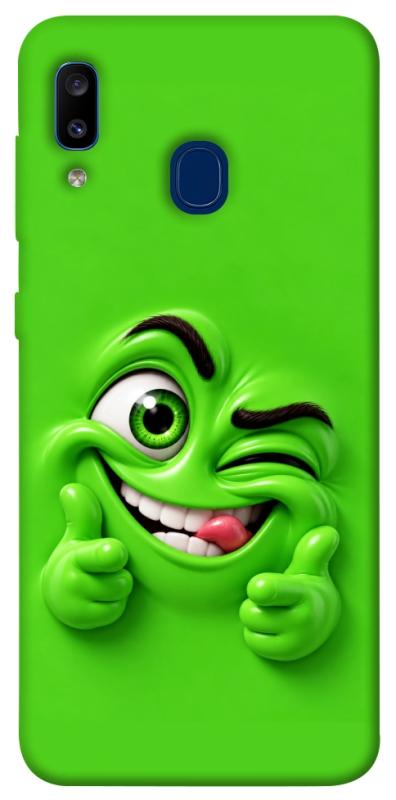 Чехол itsPrint Зелений-приколіст для Samsung Galaxy A20 / A30, детские, купить оптом с доставкой