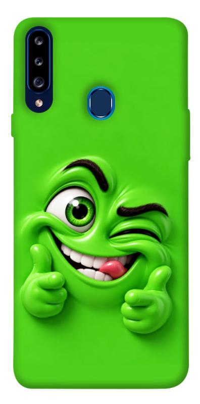 Чехол itsPrint Зелений-приколіст для Samsung Galaxy A20s, детские, купить оптом с доставкой