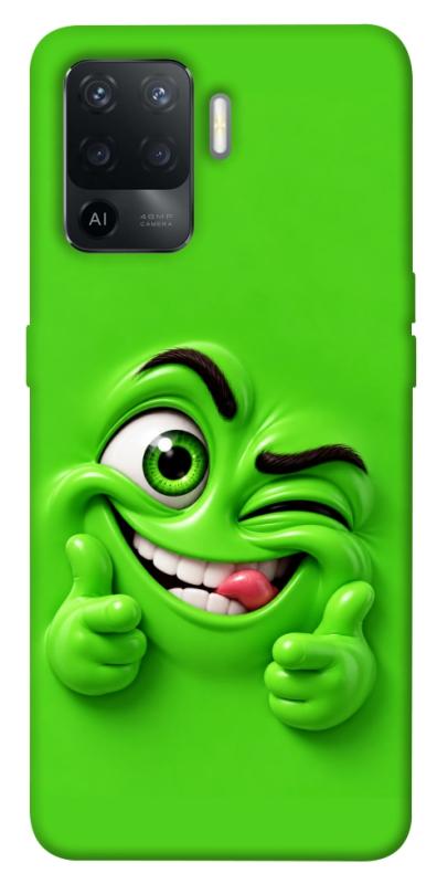 Чохол itsPrint Зелений-приколіст для Oppo Reno 5 Lite, дитячі, купити оптом з доставкою