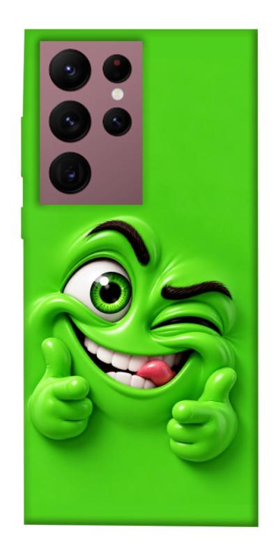 Чехол itsPrint Зелений-приколіст для Samsung Galaxy S22 Ultra, детские, купить оптом с доставкой