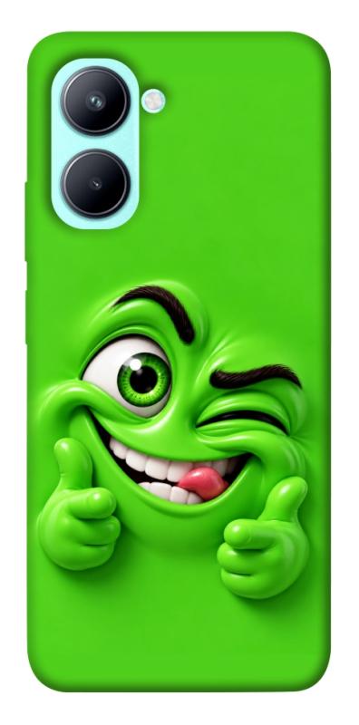 Чехол itsPrint Зелений-приколіст для Realme C33, детские, купить оптом с доставкой