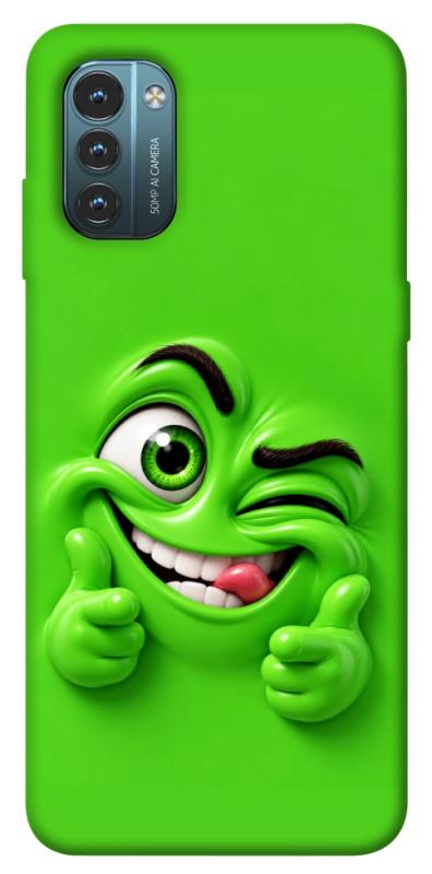 Чехол itsPrint Зелений-приколіст для Nokia G21, детские, купить оптом с доставкой