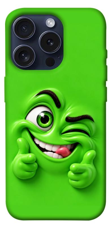 Чехол itsPrint Зелений-приколіст для Apple iPhone 15 Pro (6.1"), детские, купить оптом с доставкой