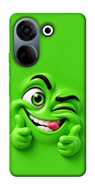 Чехол itsPrint Зелений-приколіст для TECNO Camon 20 Pro (CK7n), детские, купить оптом с доставкой