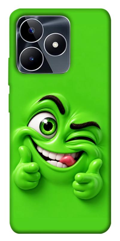 Чехол itsPrint Зелений-приколіст для Realme C53, детские, купить оптом с доставкой