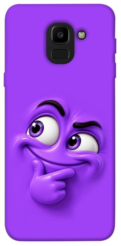 Чехол itsPrint Фіолетовий-хитрун для Samsung J600F Galaxy J6 (2018), детские, купить оптом с доставкой