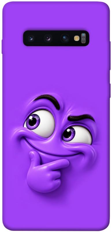 Чехол itsPrint Фіолетовий-хитрун для Samsung Galaxy S10+, детские, купить оптом с доставкой