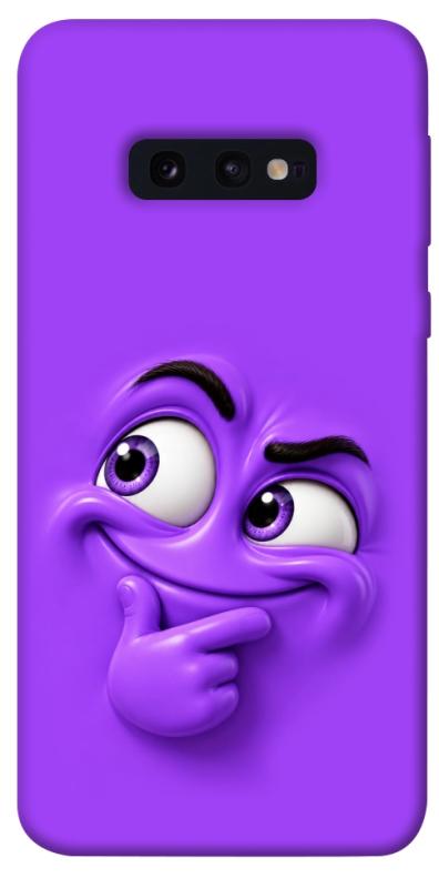 Чехол itsPrint Фіолетовий-хитрун для Samsung Galaxy S10e, детские, купить оптом с доставкой