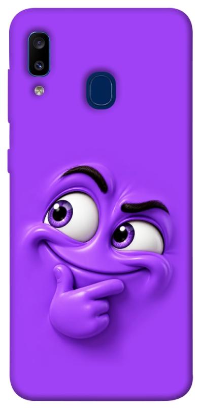 Чехол itsPrint Фіолетовий-хитрун для Samsung Galaxy A20 / A30, детские, купить оптом с доставкой