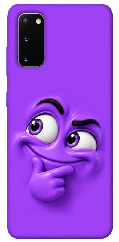 Чохол itsPrint Фіолетовий-хитрун для Samsung Galaxy S20, дитячі, купити оптом з доставкою