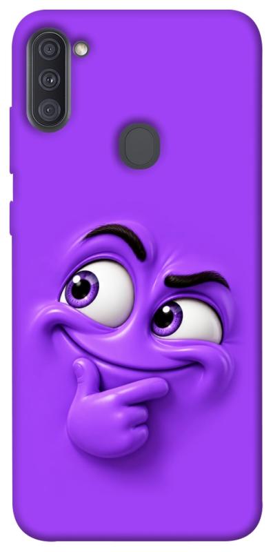 Чехол itsPrint Фіолетовий-хитрун для Samsung Galaxy A11, детские, купить оптом с доставкой