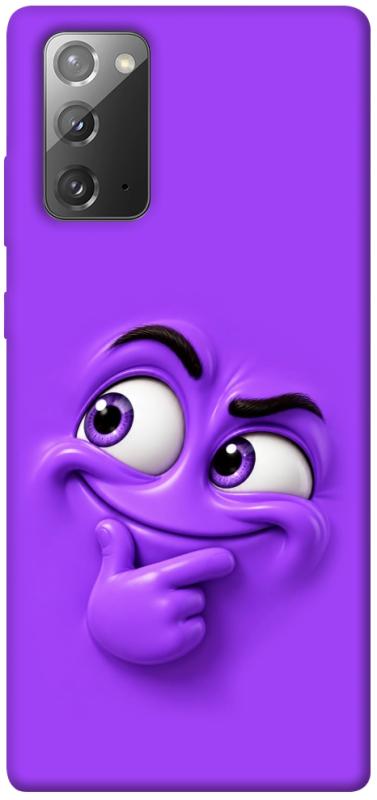 Чехол itsPrint Фіолетовий-хитрун для Samsung Galaxy Note 20, детские, купить оптом с доставкой