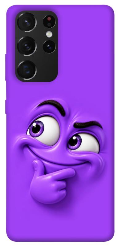 Чехол itsPrint Фіолетовий-хитрун для Samsung Galaxy S21 Ultra, детские, купить оптом с доставкой