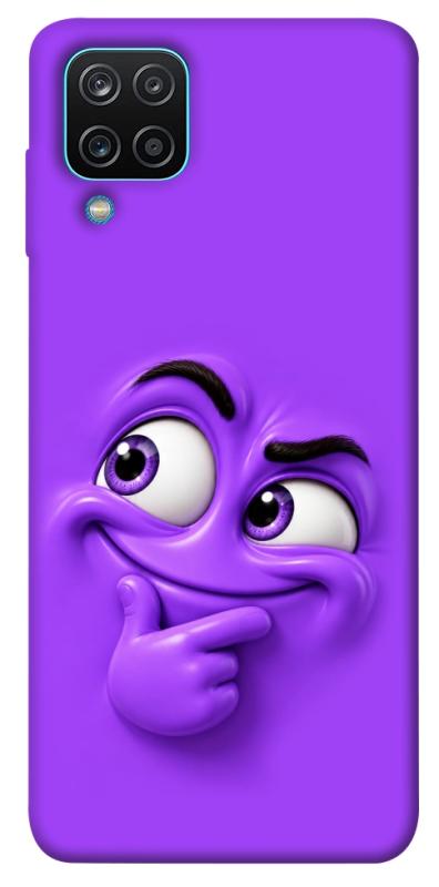 Чохол itsPrint Фіолетовий-хитрун для Samsung Galaxy A12, дитячі, купити оптом з доставкою