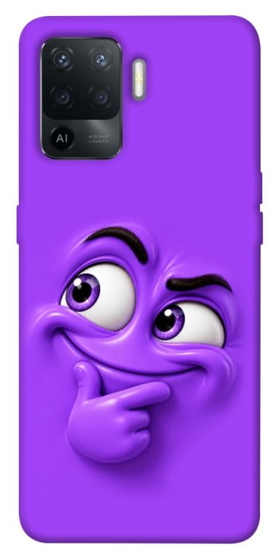 Чехол itsPrint Фіолетовий-хитрун для Oppo Reno 5 Lite, детские, купить оптом с доставкой
