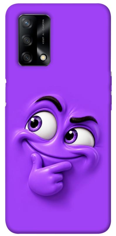 Чехол itsPrint Фіолетовий-хитрун для Oppo A74 4G, детские, купить оптом с доставкой