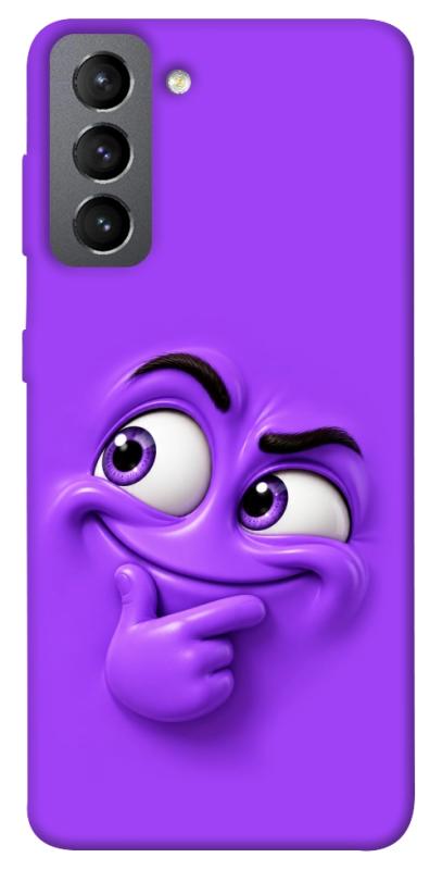 Чехол itsPrint Фіолетовий-хитрун для Samsung Galaxy S21 FE, детские, купить оптом с доставкой