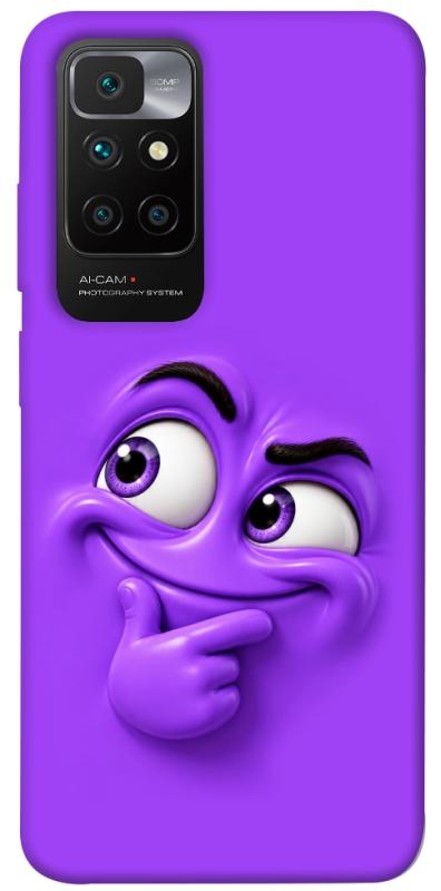 Чехол itsPrint Фіолетовий-хитрун для Xiaomi Redmi 10, детские, купить оптом с доставкой