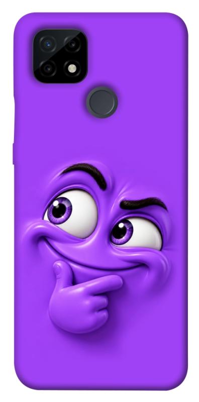 Чехол itsPrint Фіолетовий-хитрун для Realme C21, детские, купить оптом с доставкой