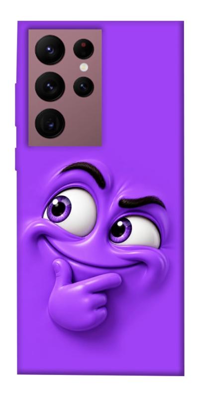 Чехол itsPrint Фіолетовий-хитрун для Samsung Galaxy S22 Ultra, детские, купить оптом с доставкой