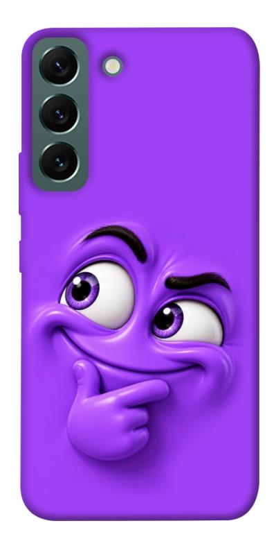 Чехол itsPrint Фіолетовий-хитрун для Samsung Galaxy S22, детские, купить оптом с доставкой