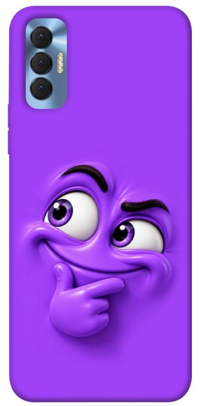 Чехол itsPrint Фіолетовий-хитрун для TECNO Spark 8P, детские, купить оптом с доставкой