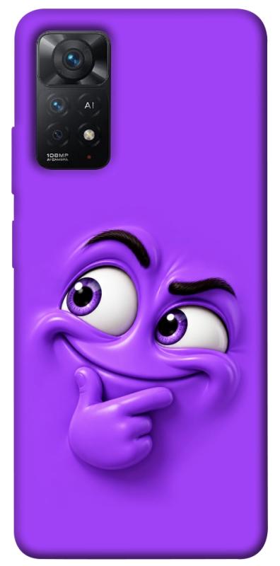 Чехол itsPrint Фіолетовий-хитрун для Xiaomi Redmi Note 11 Pro 4G/5G, детские, купить оптом с доставкой