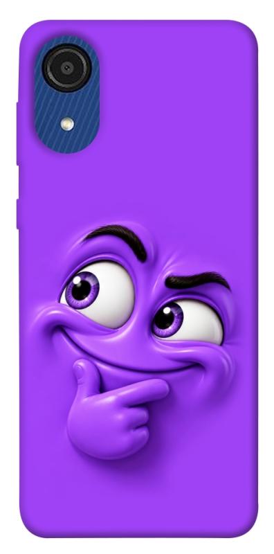 Чехол itsPrint Фіолетовий-хитрун для Samsung Galaxy A03 Core, детские, купить оптом с доставкой