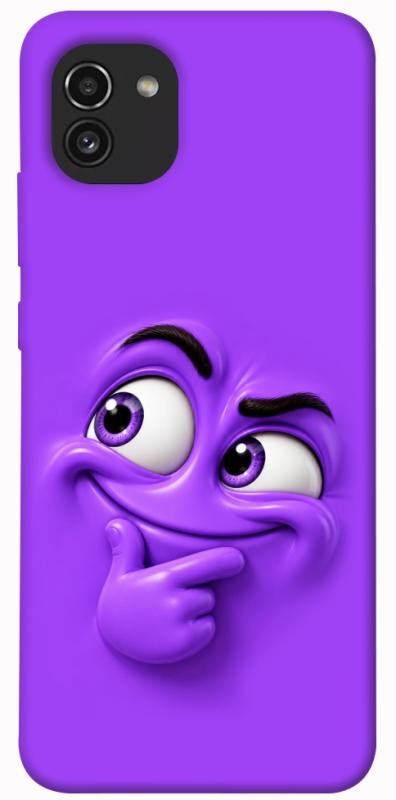 Чехол itsPrint Фіолетовий-хитрун для Samsung Galaxy A03, детские, купить оптом с доставкой