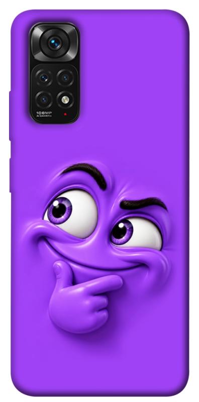 Чехол itsPrint Фіолетовий-хитрун для Xiaomi Redmi Note 11 (Global) / Note 11S, детские, купить оптом с доставкой