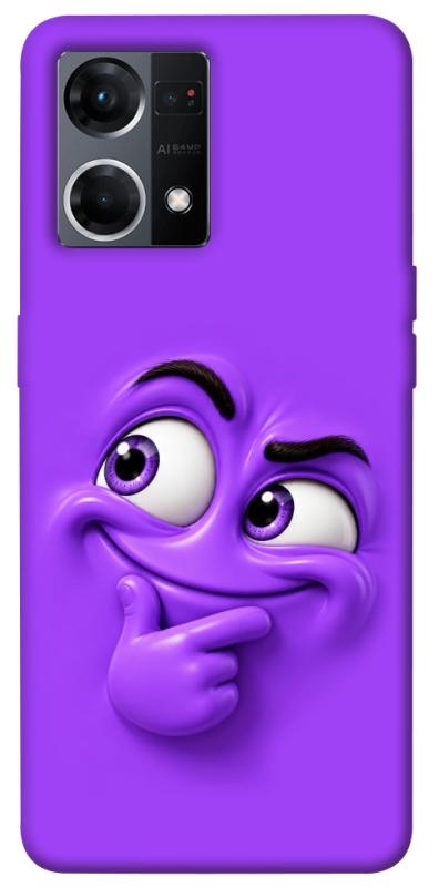 Чехол itsPrint Фіолетовий-хитрун для Oppo Reno 7 4G, детские, купить оптом с доставкой