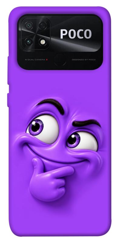 Чехол itsPrint Фіолетовий-хитрун для Xiaomi Poco C40, детские, купить оптом с доставкой