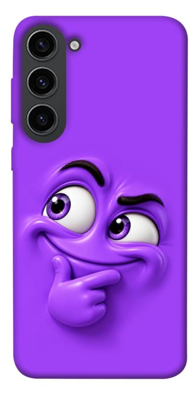 Чехол itsPrint Фіолетовий-хитрун для Samsung Galaxy S23, детские, купить оптом с доставкой