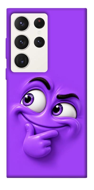 Чехол itsPrint Фіолетовий-хитрун для Samsung Galaxy S23 Ultra, детские, купить оптом с доставкой