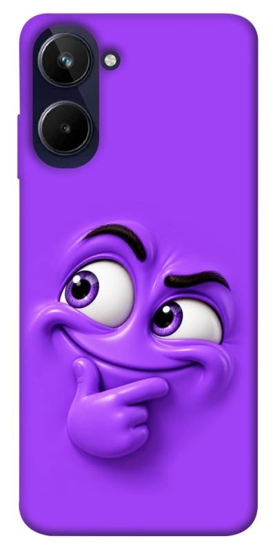 Чехол itsPrint Фіолетовий-хитрун для Realme 10 4G, детские, купить оптом с доставкой