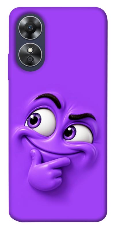 Чехол itsPrint Фіолетовий-хитрун для Oppo A17, детские, купить оптом с доставкой