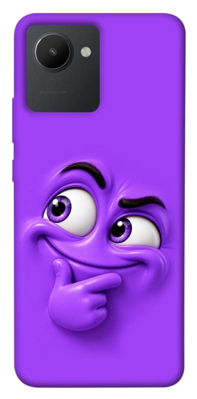 Чехол itsPrint Фіолетовий-хитрун для Realme C30s, детские, купить оптом с доставкой