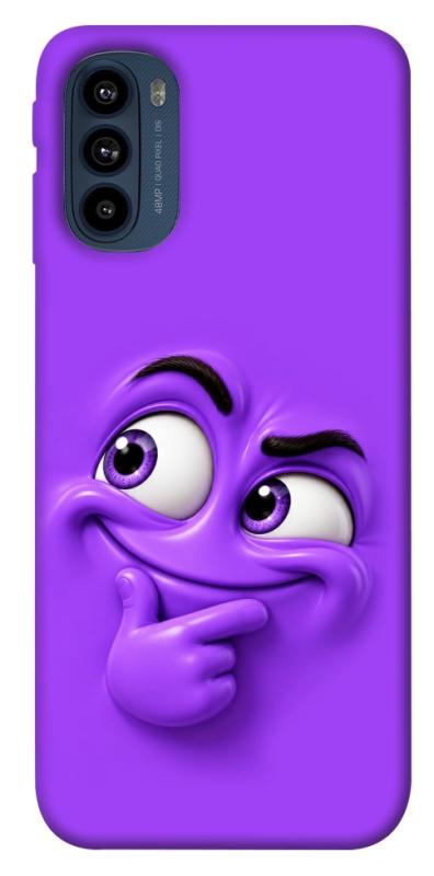 Чехол itsPrint Фіолетовий-хитрун для Motorola Moto G41, детские, купить оптом с доставкой