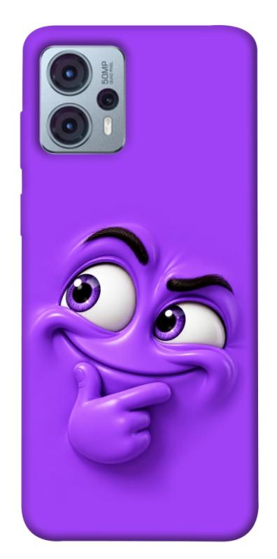 Чехол itsPrint Фіолетовий-хитрун для Motorola Moto G23, детские, купить оптом с доставкой