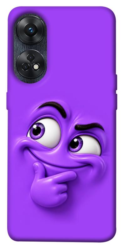 Чехол itsPrint Фіолетовий-хитрун для Oppo Reno 8 T 4G, детские, купить оптом с доставкой