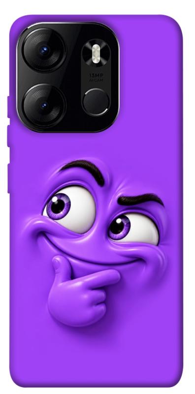 Чехол itsPrint Фіолетовий-хитрун для Tecno Spark Go 2023, детские, купить оптом с доставкой