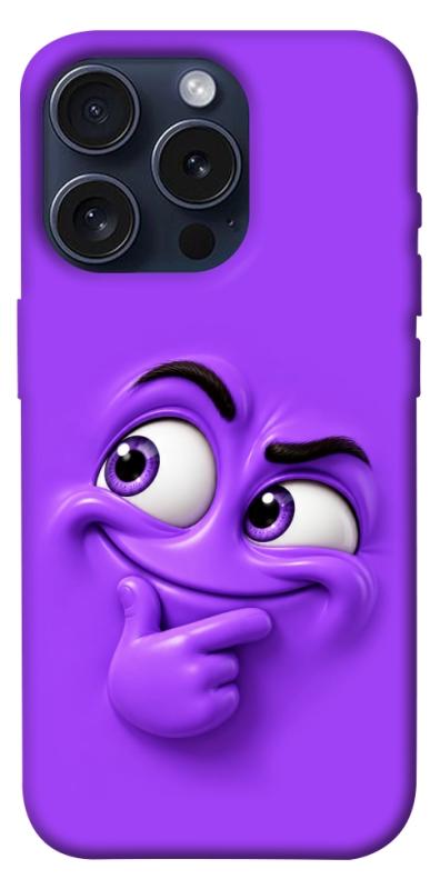 Чехол itsPrint Фіолетовий-хитрун для Apple iPhone 15 Pro (6.1"), детские, купить оптом с доставкой