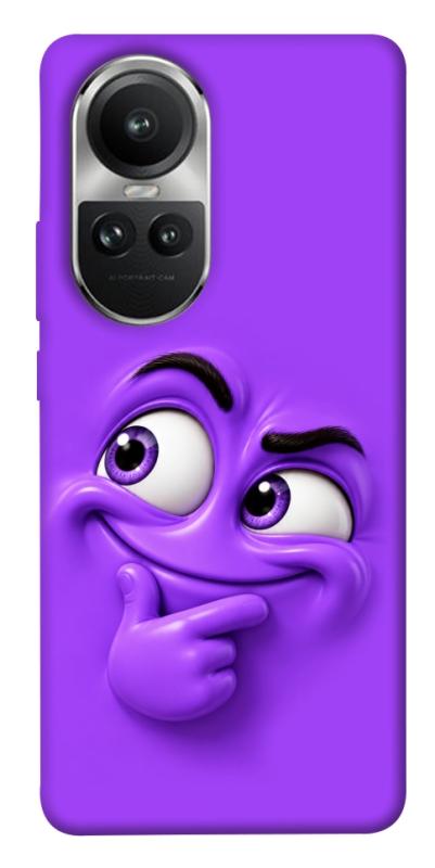 Чехол itsPrint Фіолетовий-хитрун для Oppo Reno 10, детские, купить оптом с доставкой