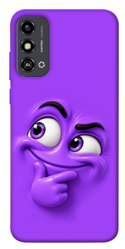Чехол itsPrint Фіолетовий-хитрун для ZTE Blade A53, детские, купить оптом с доставкой